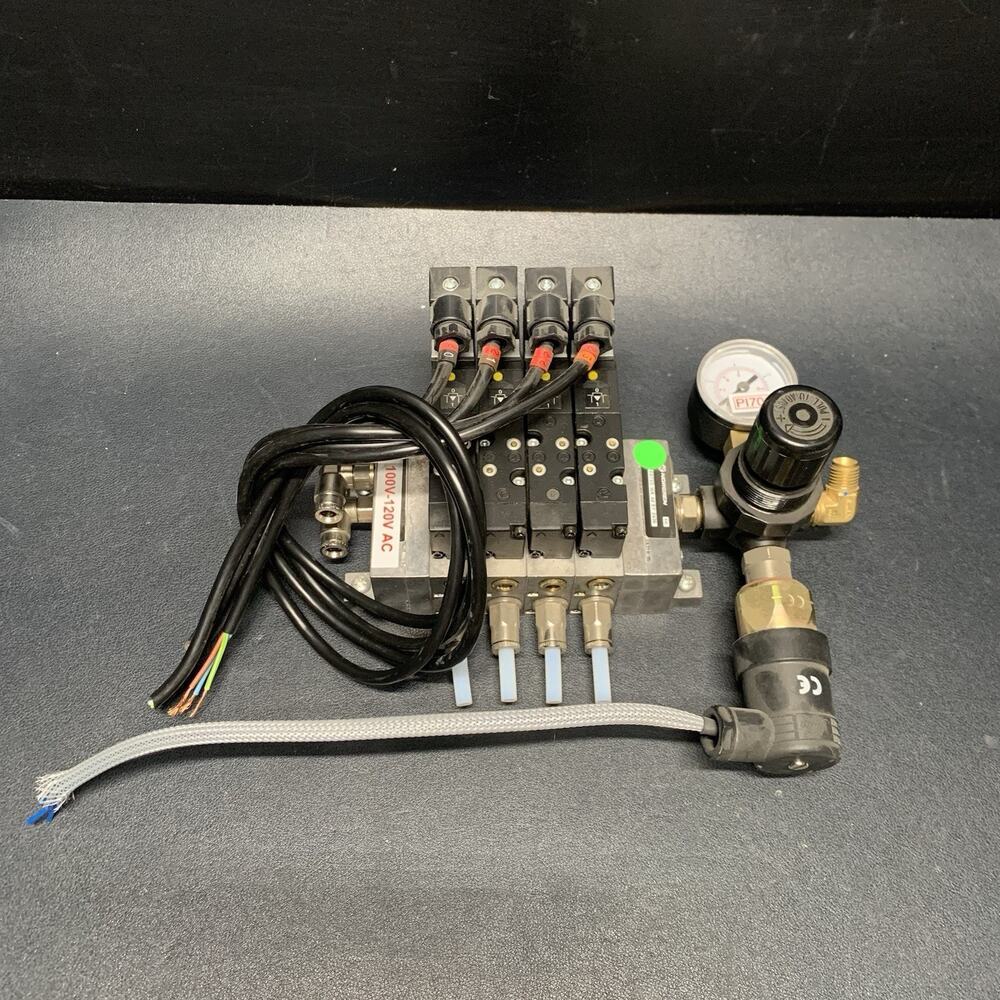 Norgren Pneumatic Solenoid Valve Manifolds Assembly R07-200-RNAG, V096526A-B300A
